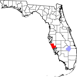 sarasota county FL map